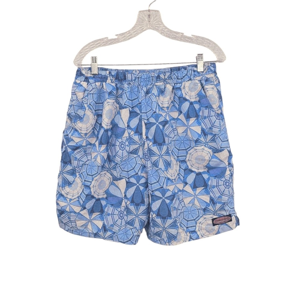Vineyard‎ Vines Large Blue Beach Umbrella Swim Trunks